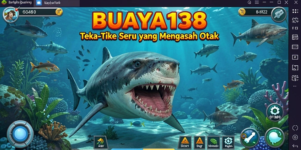Screenshot menunjukkan gameplay menantang dari BUAYA138 di bagian teka-teki.