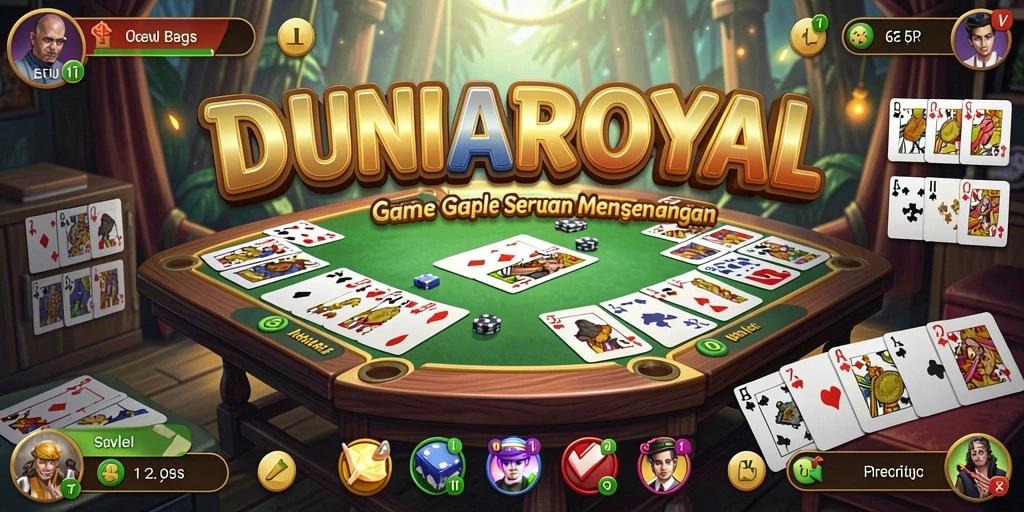 Tampilan gameplay DUNIAROYAL yang seru dan interaktif.