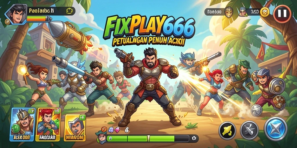 Tampilan gameplay FIXPLAY666 yang menarik dengan berbagai tantangan.