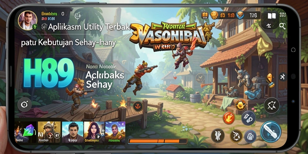 Tangkapan layar H89 menunjukkan interface aplikasi Utility yang user-friendly dan fungsional.