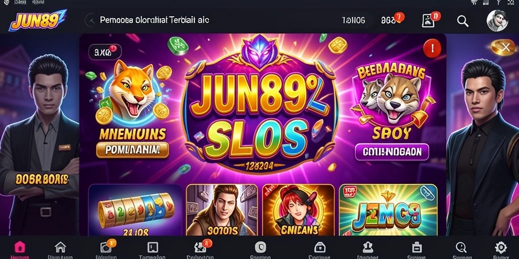 Gameplay seru dan menawan dari JUN88 dalam permainan Slot.