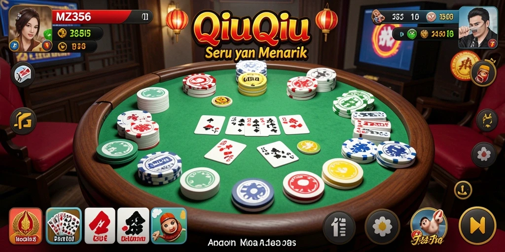 Gameplay seru MZ356 dalam permainan QiuQiu.