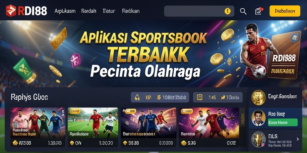 Tampilan gameplay RDI88 yang menarik dan interaktif dalam taruhan olahraga.