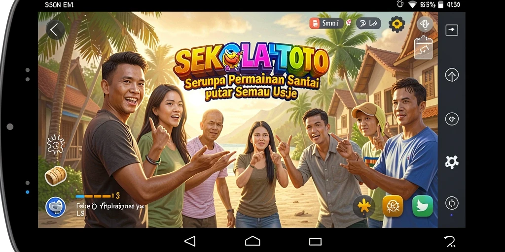 Tampilan menarik dan gameplay menyenangkan dari SEKOLAHTOTO.