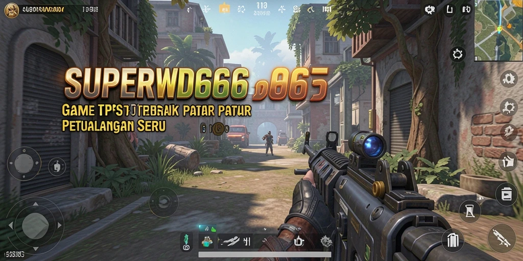 Tangkapan layar dari gameplay seru <strong>SUPERWD666</strong> dalam aksi TPS.