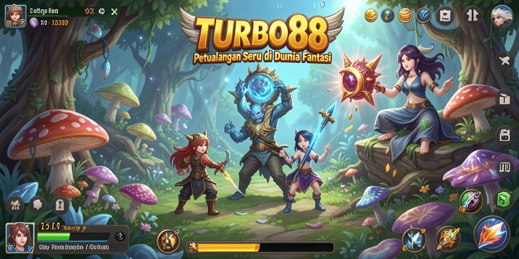 Gameplay seru TURBO88 dalam dunia petualangan yang menakjubkan.