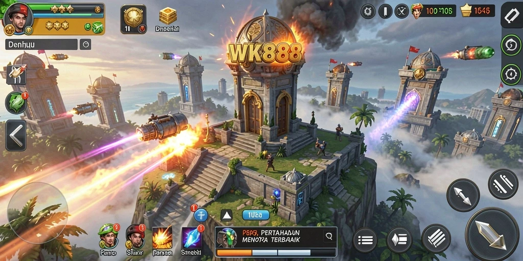 Gameplay seru Tower Defense di WK888 dengan grafis menawan.